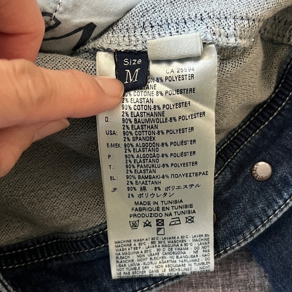 Diesel Elshar JoggJeans Stretch Denim Jean Jacket - Men's Size M - Blue - Picture 7 of 12